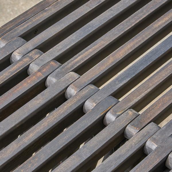 Gdf Studio Esme Outdoor Acacia Wood Bench