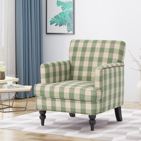 gdf studio Eve Tufted Fabric Club Chair