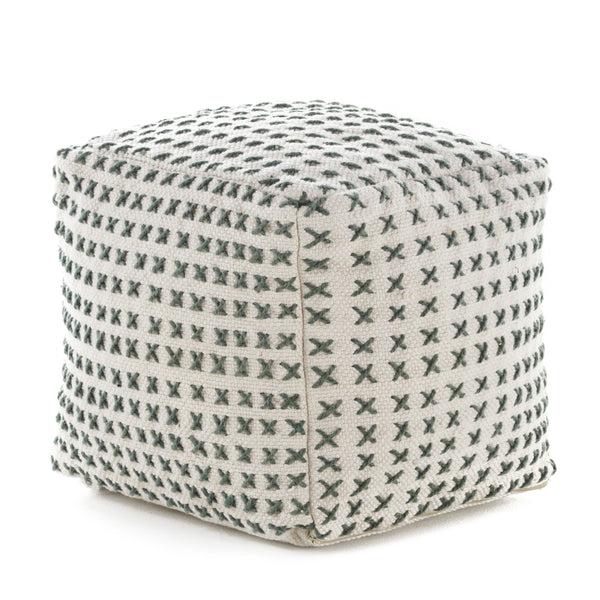 gdf studio Fender Fabric Square Pouf Ottoman