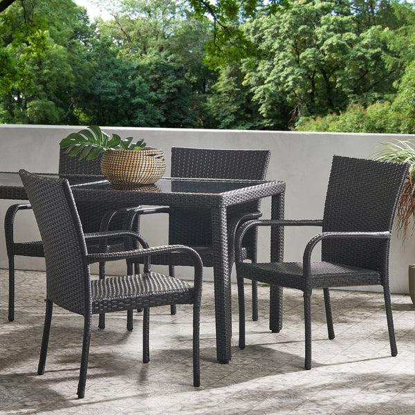 Gdf Studio Ferndale Outdoor Wicker Dining Chair