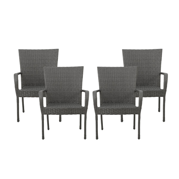 gdf studio Ferndale Outdoor Wicker Dining Chair