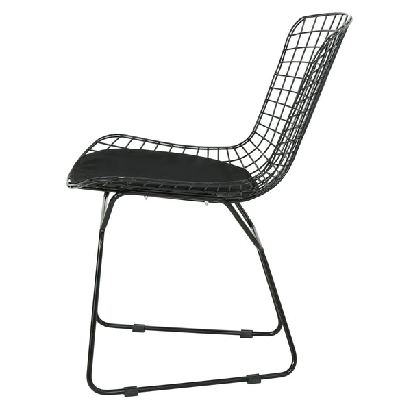 Gdf Studio Fonda Outdoor Iron Chairs (Set Of 2)