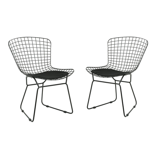 gdf studio Fonda Outdoor Iron Chairs (Set of 2)