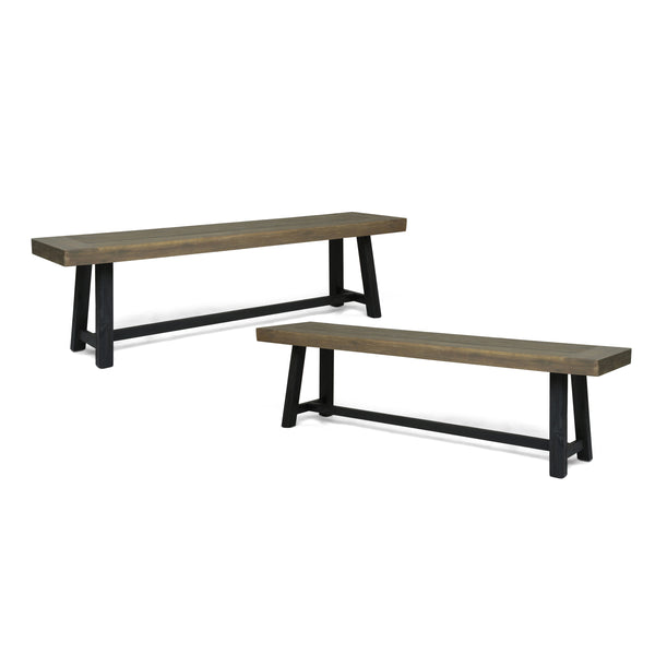 Gdf Studio Foster Outdoor Acacia Wood Bench