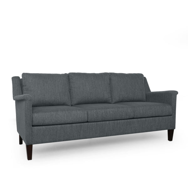 Gdf Studio Franz Contemporary 3 Seater Fabric Sofa