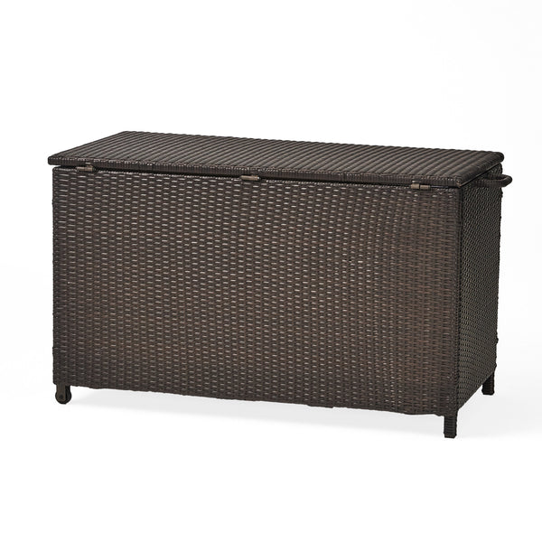 gdf studio Freeport Brown Wicker Storage Bin