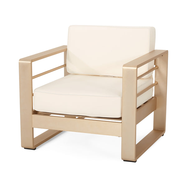 Gdf Studio Gadd Outdoor Aluminum Club Chair
