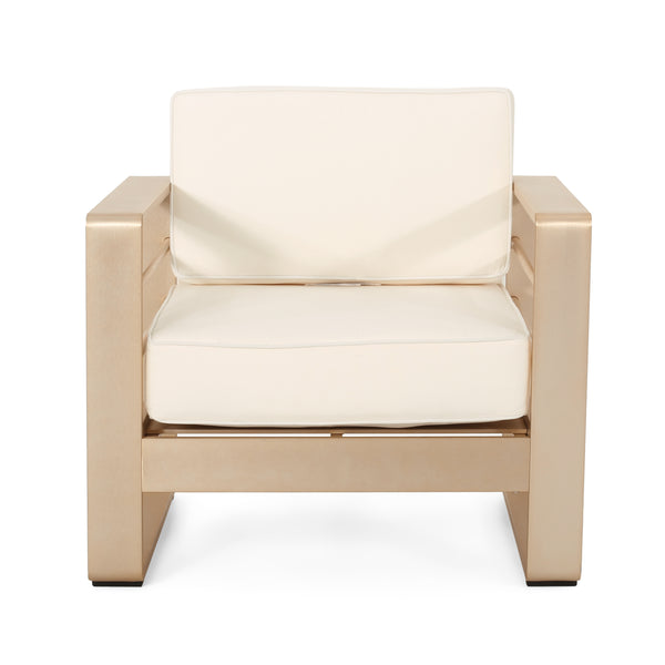Gdf Studio Gadd Outdoor Aluminum Club Chair