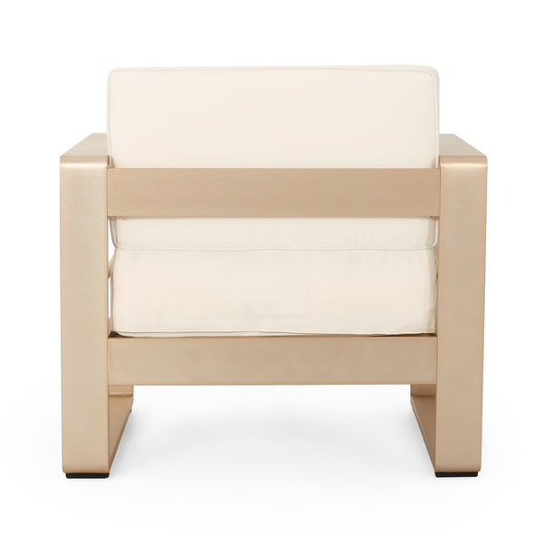 Gdf Studio Gadd Outdoor Aluminum Club Chair