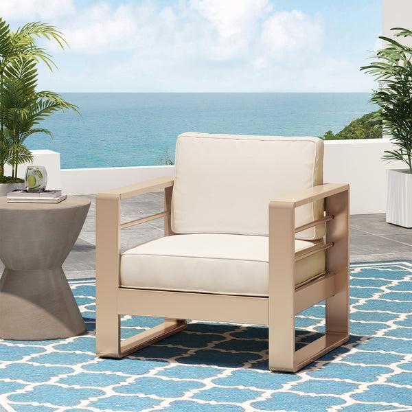 gdf studio Gadd Outdoor Aluminum Club Chair