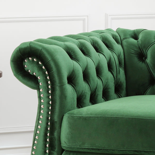 Gdf Studio Galilea Chesterfield Velvet Club Chair