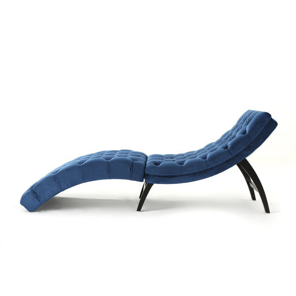 gdf studio Garamond Tufted Velvet Chaise Lounge