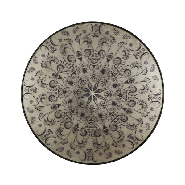 Gdf Studio Georgia Antique Round Mandala Mirror