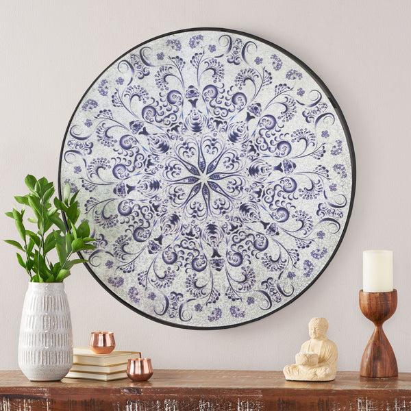 gdf studio Georgia Antique Round Mandala Mirror