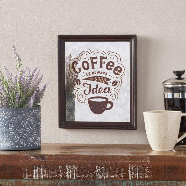 Gdf Studio Geraldine Inspirational Coffee Wall Art