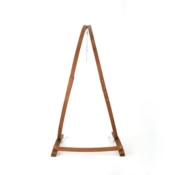 Gdf Studio Gina Outdoor Wood Hammock Chair Stand