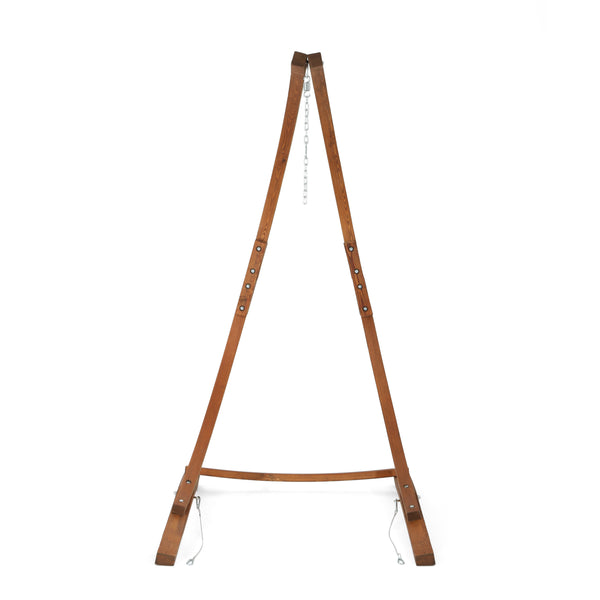 Gdf Studio Gina Outdoor Wood Hammock Chair Stand