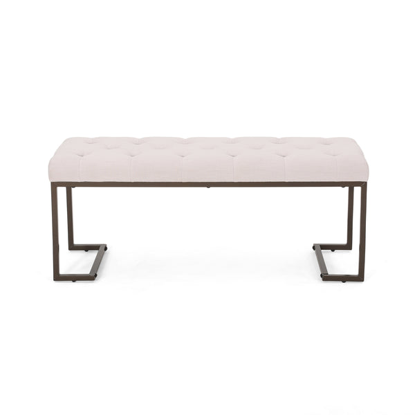 Gdf Studio Gladys Modern Fabric Bench