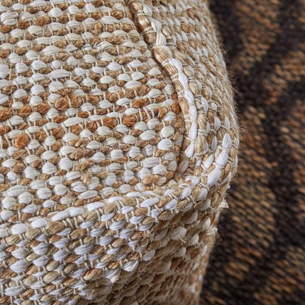 Gdf Studio Grace Large Square Boho Style Pouf