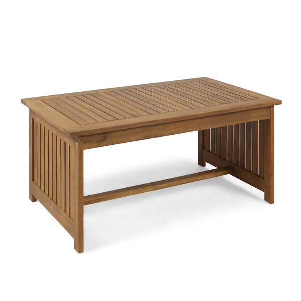 gdf studio Grace Outdoor Acacia Wood Coffee Table