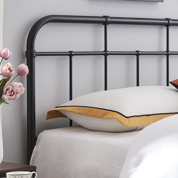 Gdf Studio Hannah Industrial Iron Headboard