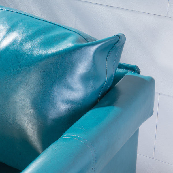 Gdf Studio Harbison Leather Loveseat Settee