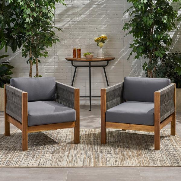 Gdf Studio Hardy Outdoor Club Chair (Set Of 2)