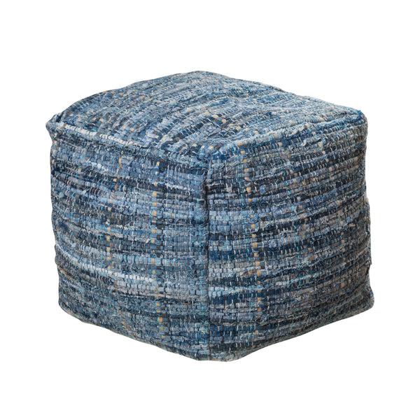 gdf studio Harlow Handcrafted Boho Fabric Pouf