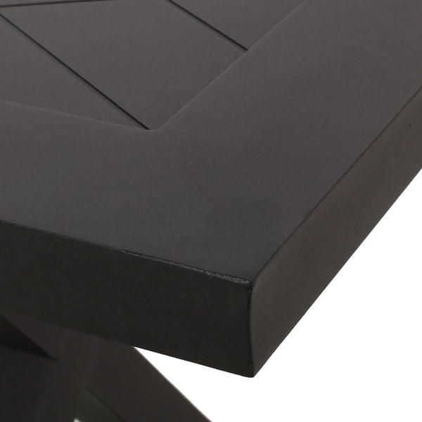 Gdf Studio Harney Outdoor Aluminum Bench