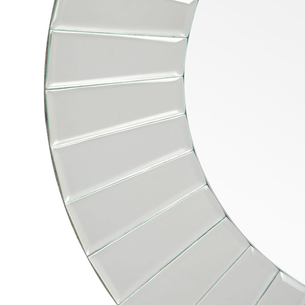 Gdf Studio Hedda Modern Flat Pleated Mirror