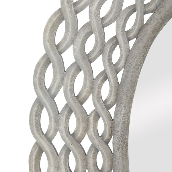 Gdf Studio Hedy Modern Braided Weave Mirror