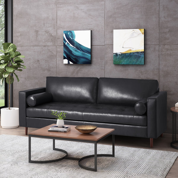 gdf studio Hixon Contemporary Tufted 3 Seater Sofa