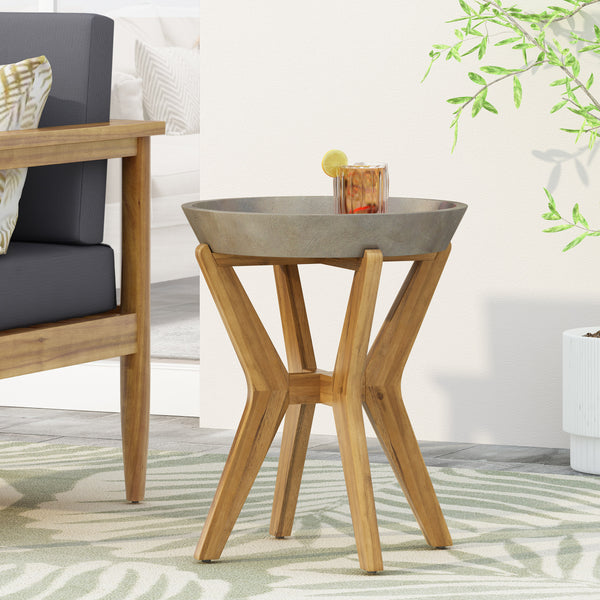 Gdf Studio Hobson Outdoor Side Table