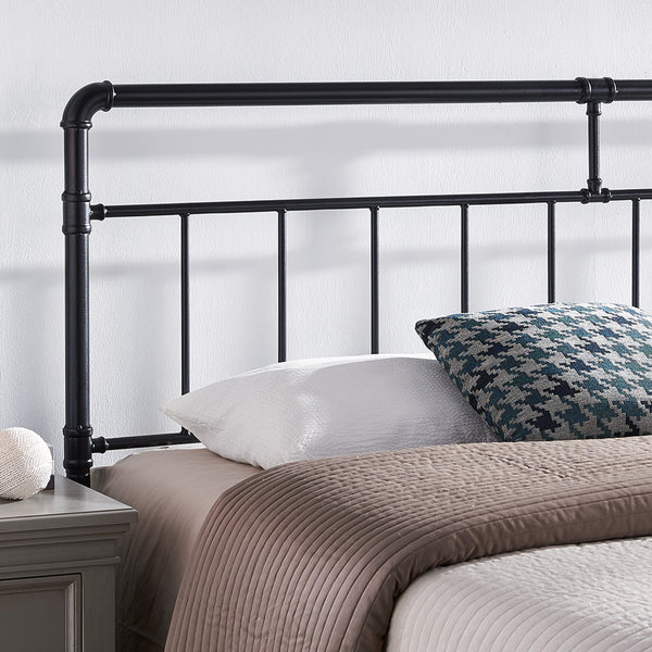 Gdf Studio Ina Contemporary Iron Headboard