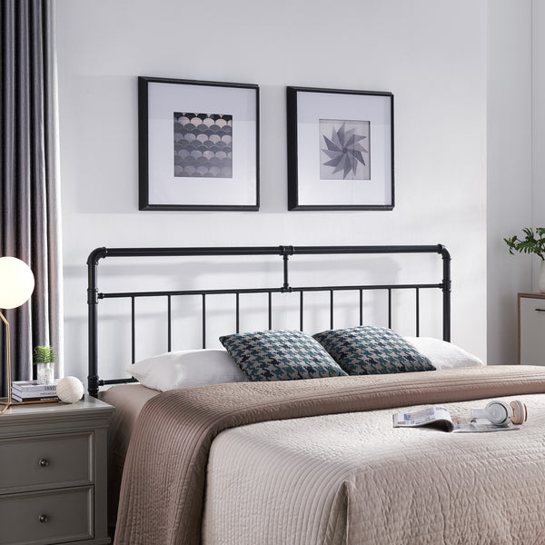 Gdf Studio Ina Contemporary Iron Headboard