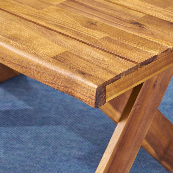 Gdf Studio Irene Outdoor Acacia Wood Coffee Table