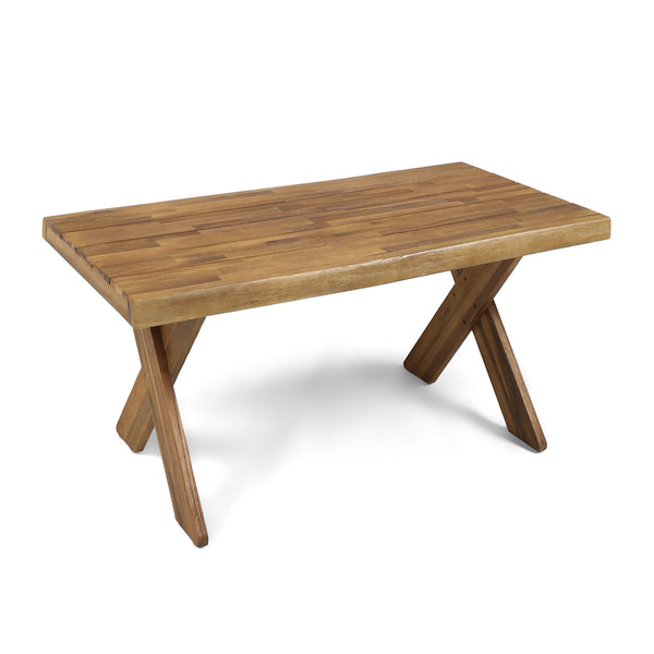 gdf studio Irene Outdoor Acacia Wood Coffee Table