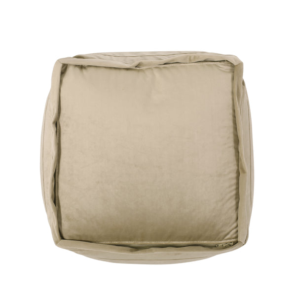 Gdf Studio Isleta Modern Velveteen Cube Pouf
