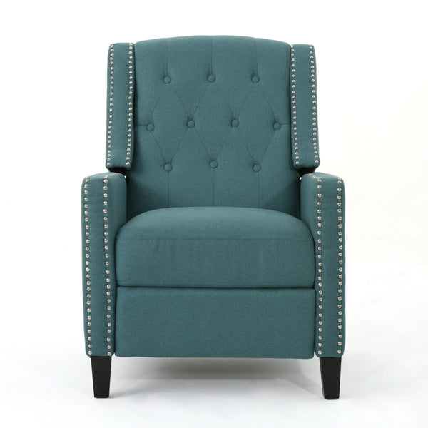 gdf studio Izaak Tufted Back Fabric Recliner Chair