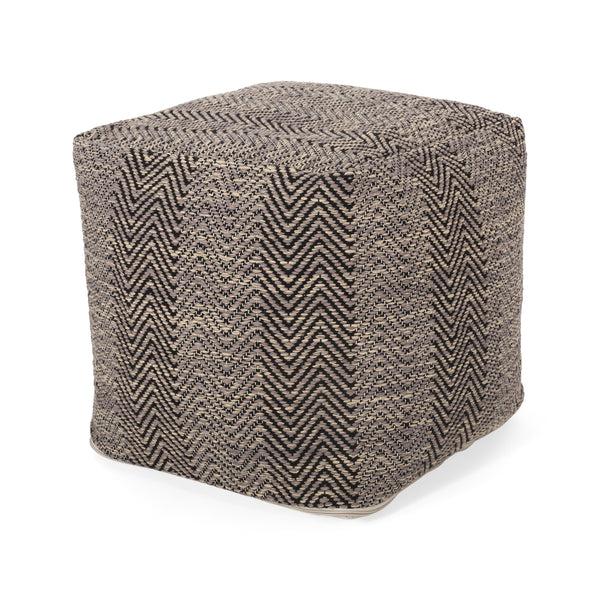 gdf studio Jailyn Hand-Crafted Cotton Cube Pouf