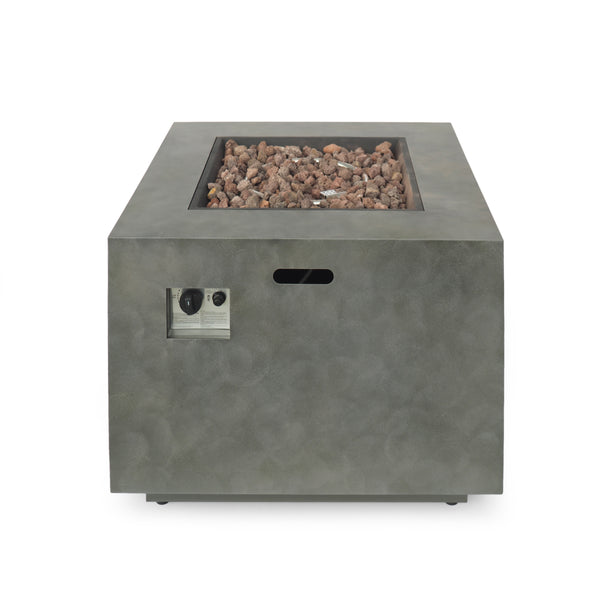 gdf studio Jasmine Outdoor 33-Inch Square Fire Pit