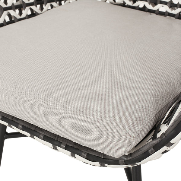 Gdf Studio Jayline Outdoor 3 Piece Wicker Chat Set