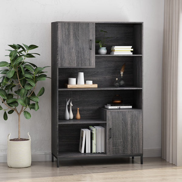 Gdf Studio Joaquin Bookcase With Storage Cabinet