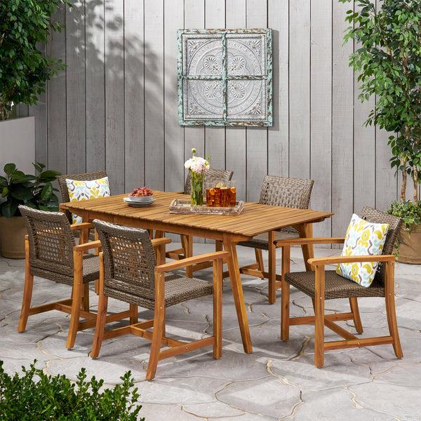 gdf studio Jovana Outdoor 6 Seater Dining Set