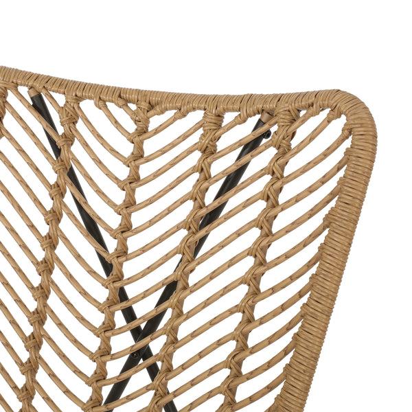 Gdf Studio Juan Outdoor Wicker 3 Piece Chat Set