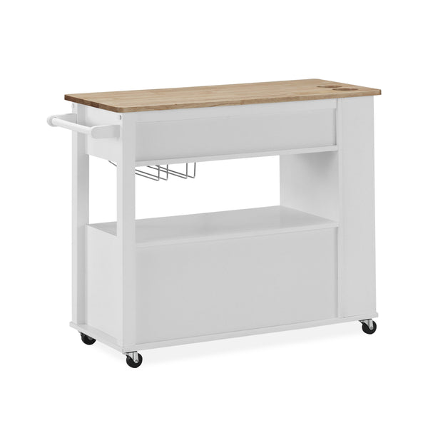 Gdf Studio Julien Kitchen Cart With Wheels