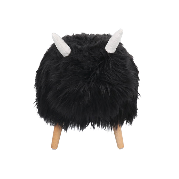 Gdf Studio Kamla Furry Yak Ottoman