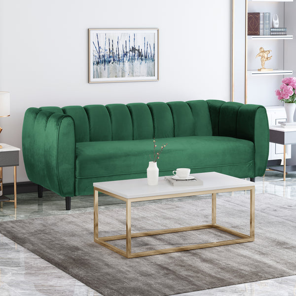 gdf studio Karimah Modern Velvet 3 Seater Sofa
