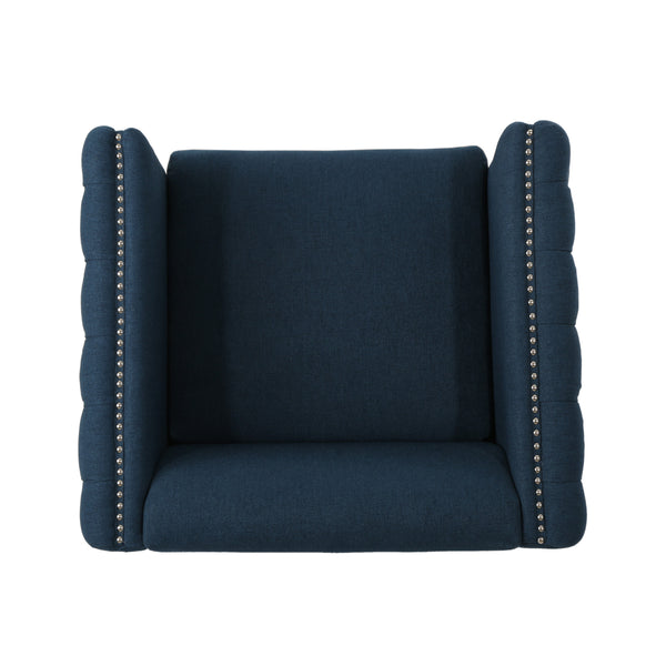 Gdf Studio Karl Modern Tufted Fabric Armchair
