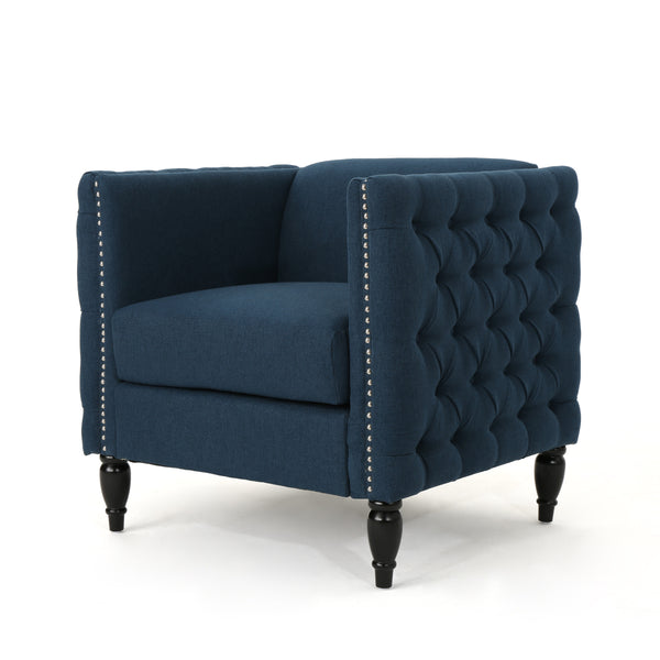 gdf studio Karl Modern Tufted Fabric Armchair